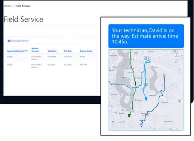 Real time route and delivery